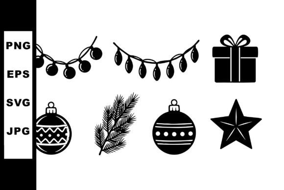 Download Christmas Holiday Decorations Vector Set - Holiday Collection