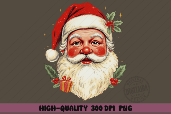 Download Vintage Santa Png, Christmas Clipart - Vintage santa Collection