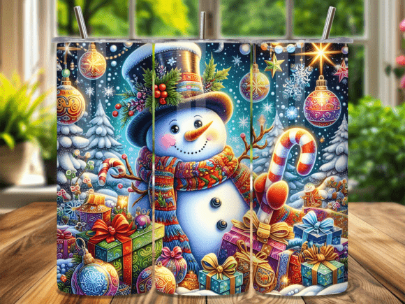 Download Holiday Decorations Tumbler Wrap - Holiday Collection