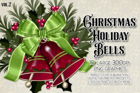 Download Christmas Bell Holiday Graphics Set 2 - Holiday Collection