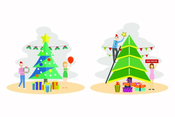 Download Christmas Vintage Holiday Illustrations - Holiday Collection