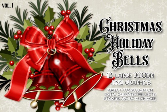 Download Christmas Bell Holiday Graphics Set 1 - Holiday Collection