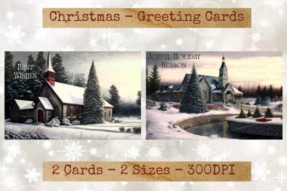 Download Vintage Holiday Season Greeting Cards 04 - Holiday Collection