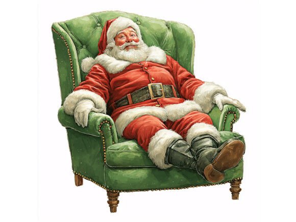 Download 10 JPG Vintage Santa Christmas Set - Vintage santa Collection