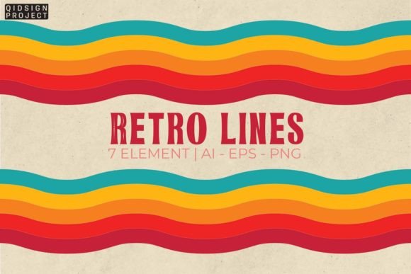 Download 7 Retro Lines, Retro Sublimations - Retro sublimations Collection