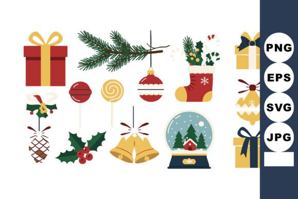 Download Christmas Holiday Decorations Gift Boxes - Holiday Collection